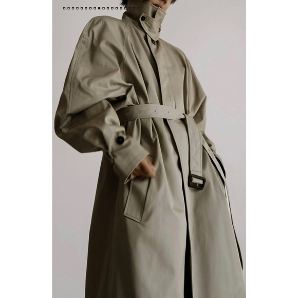 Frankie Shop Decima oversized trench coat - Picture 8 of 14